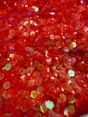 Paillettes Mermaids Rouges - Big Flakdes